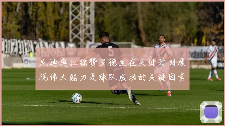 瓜迪奥拉称赞罗德里在关键时刻展现伟大能力是球队成功的关键因素